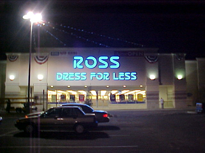 Sign installation channel letters for Ross Dress for Less Algiers LA